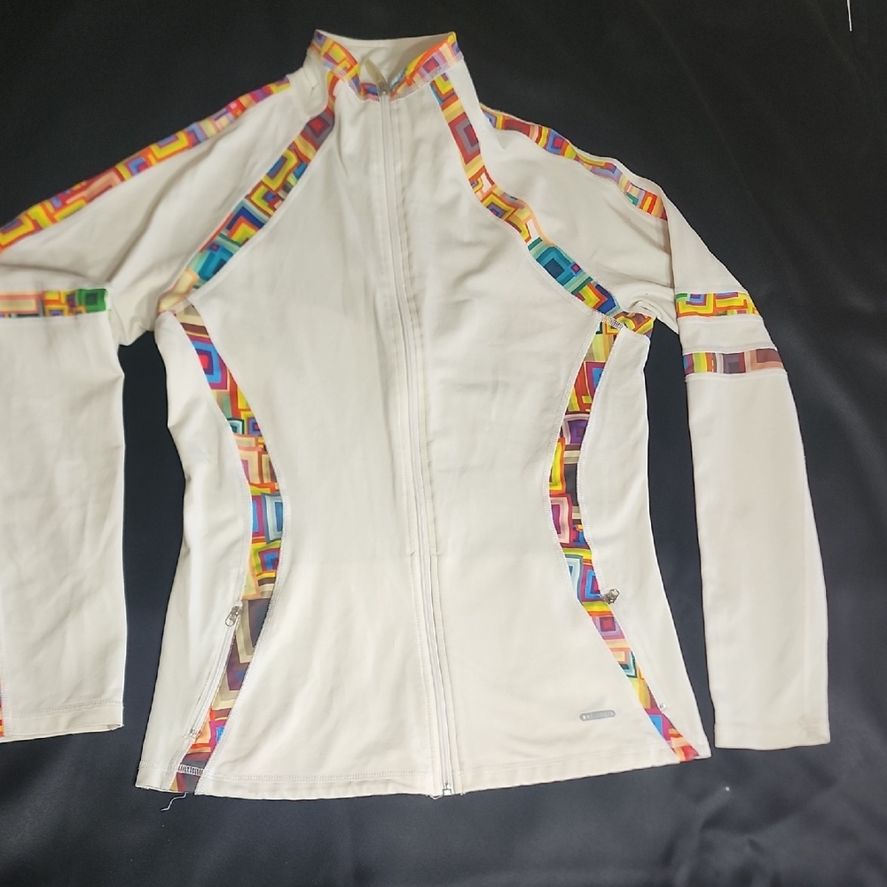 Women's Multicolor Trim Jacket - Picture 3 of 8